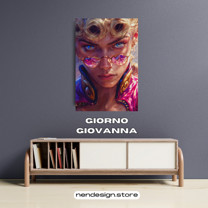 JoJo | Giorno Giovanna Wall Art