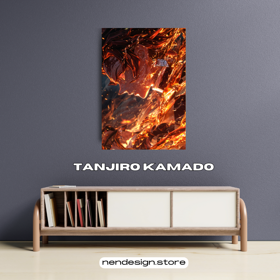 Demon Slayer | Tanjiro Flames Wall Art