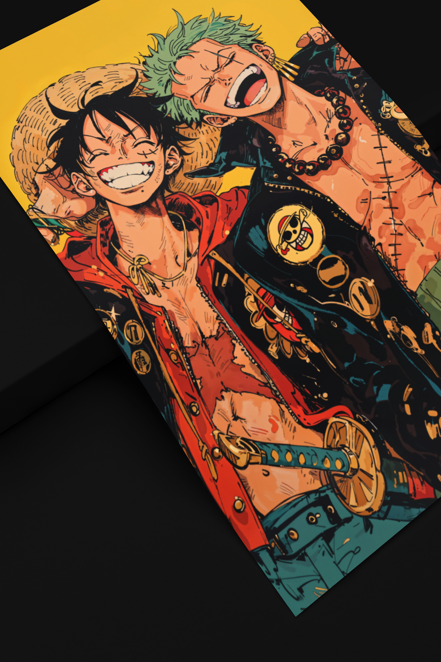 One Piece | Luffy x Zoro Wall Art