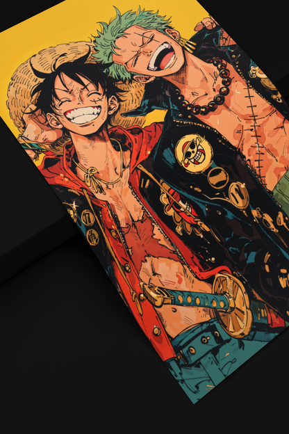 One Piece | Luffy x Zoro Wall Art